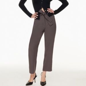 Aritzia Wilfred Jallade Tie Front Pants Size 8